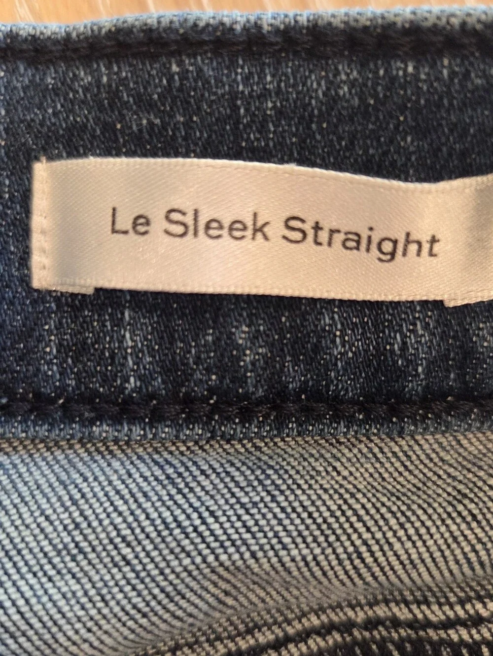 FRAME Le Sleek Straight Jeans Women's 33 Dark Wash High Rise Stretch Classiccore